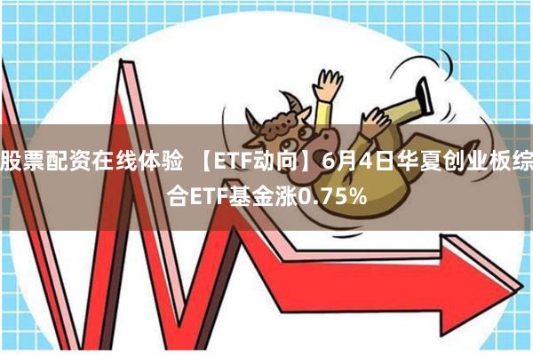 股票配资在线体验 【ETF动向】6月4日华夏创业板综合ETF基金涨0.75%