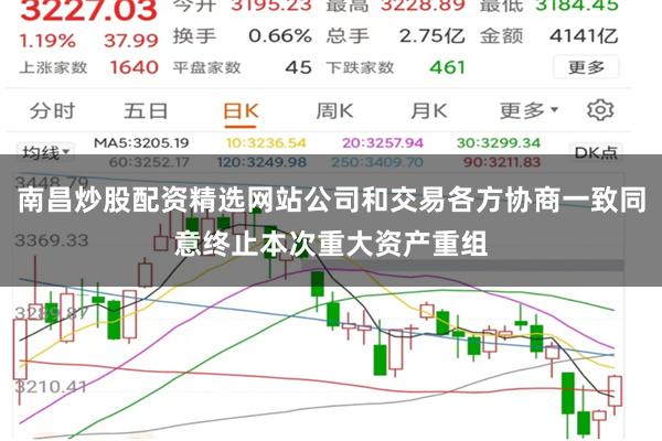 南昌炒股配资精选网站公司和交易各方协商一致同意终止本次重大资产重组
