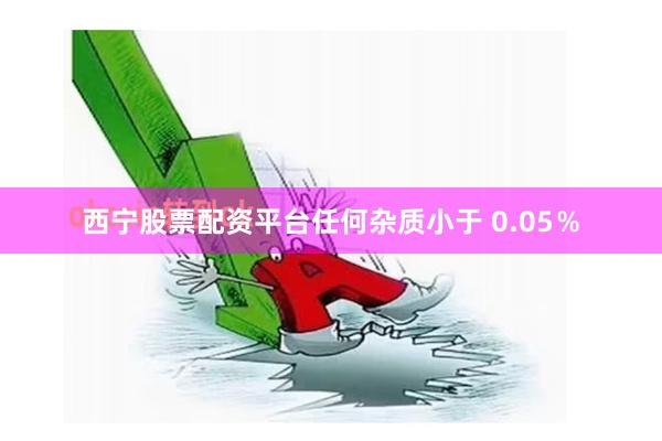 西宁股票配资平台任何杂质小于 0.05％